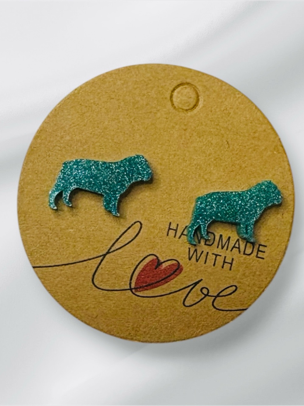Bulldog earrings